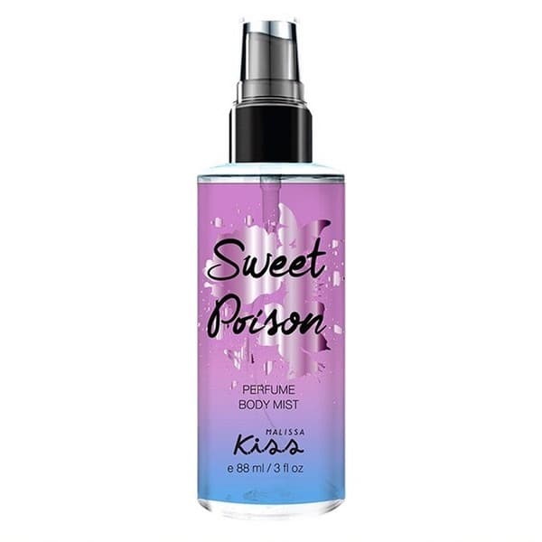 Xịt Thơm Toàn Thân Malissa Kiss Perfume Body Mist Hương Sweet Poison 88ml (WN)