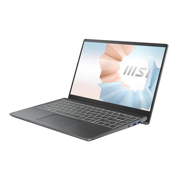 Laptop MSI Modern 14 (B11MOU-848VN) (i7-1195G7/8GB RAM/512GB SSD/14inch FHD 72%NTSC /Win 10/Xám)