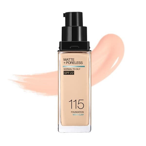 Kem Nền Kiềm Dầu Chống Nắng Maybelline Fit Me Matte+Poreless SPF22 115 Ivory 30ml