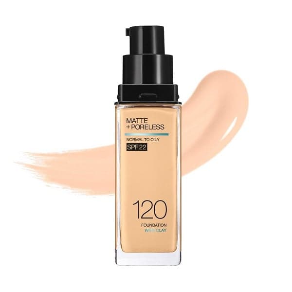 Kem Nền Kiềm Dầu Chống Nắng Maybelline Fit Me Matte+Poreless SPF22 120 Classic Ivory 30ml