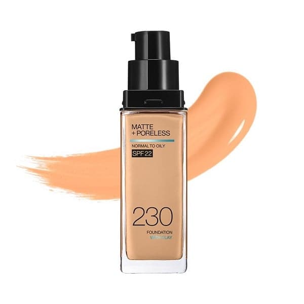 Kem Nền Kiềm Dầu Chống Nắng Maybelline Fit Me Matte+Poreless SPF22 230 Natural Buff 30ml