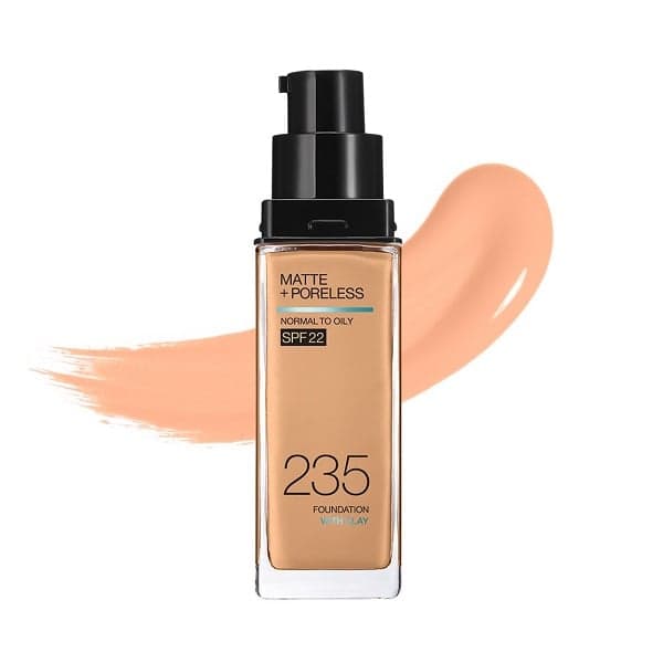 Kem Nền Kiềm Dầu Chống Nắng Maybelline Fit Me Matte+Poreless SPF22 235 Pure Beige 30ml
