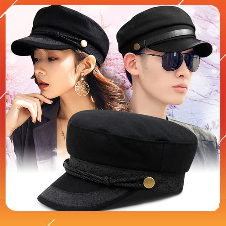 Mũ Nón Nồi Trẻ Trung Hiện Đại, Mũ Beret Nam Nữ Thời Trang Phong Cách ÂUMỸ - Mũ Hải Quân