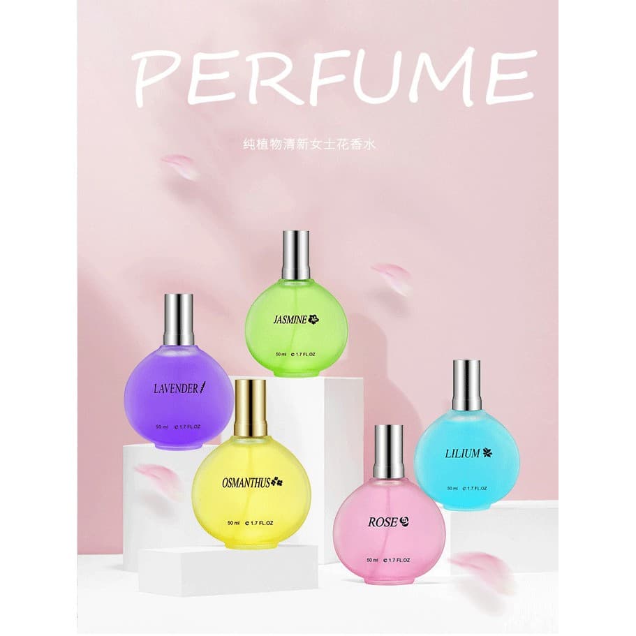 Nước Hoa Eau De Toilette Vaporisateur Natural Spray Mùi Của Những Loài Hoa 50ML Lianglinvhai Nội Địa Trung