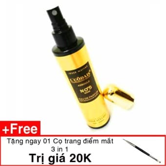 Tinh dầu dưỡng tóc L’UÔDAI NO5 220ml TD08 tặng 1 cọ trang điểm 3 in1